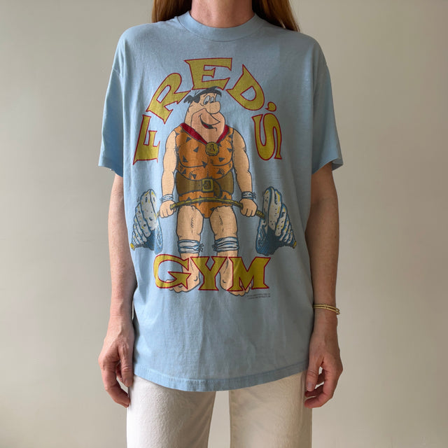 1983/8? Fred's Gym (Flintstone) T-SHirt - Collectible