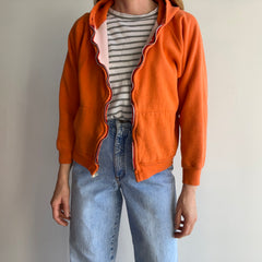 1970s Orange Insulated Staine Hoodie