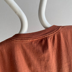 1980/90s Rust Colored Blank Cotton T-Shirt
