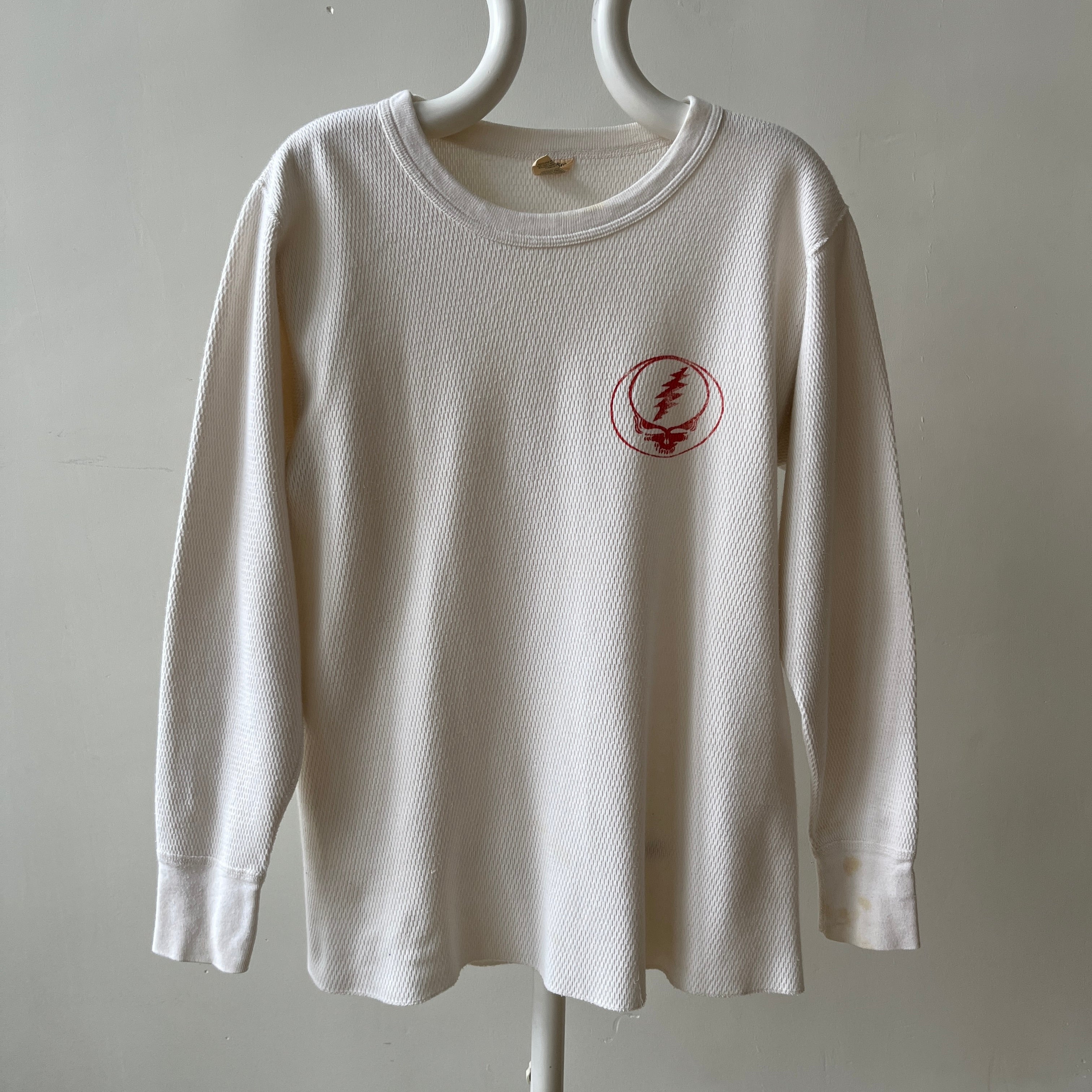 1990s Grateful Dead White Thermal Shirt