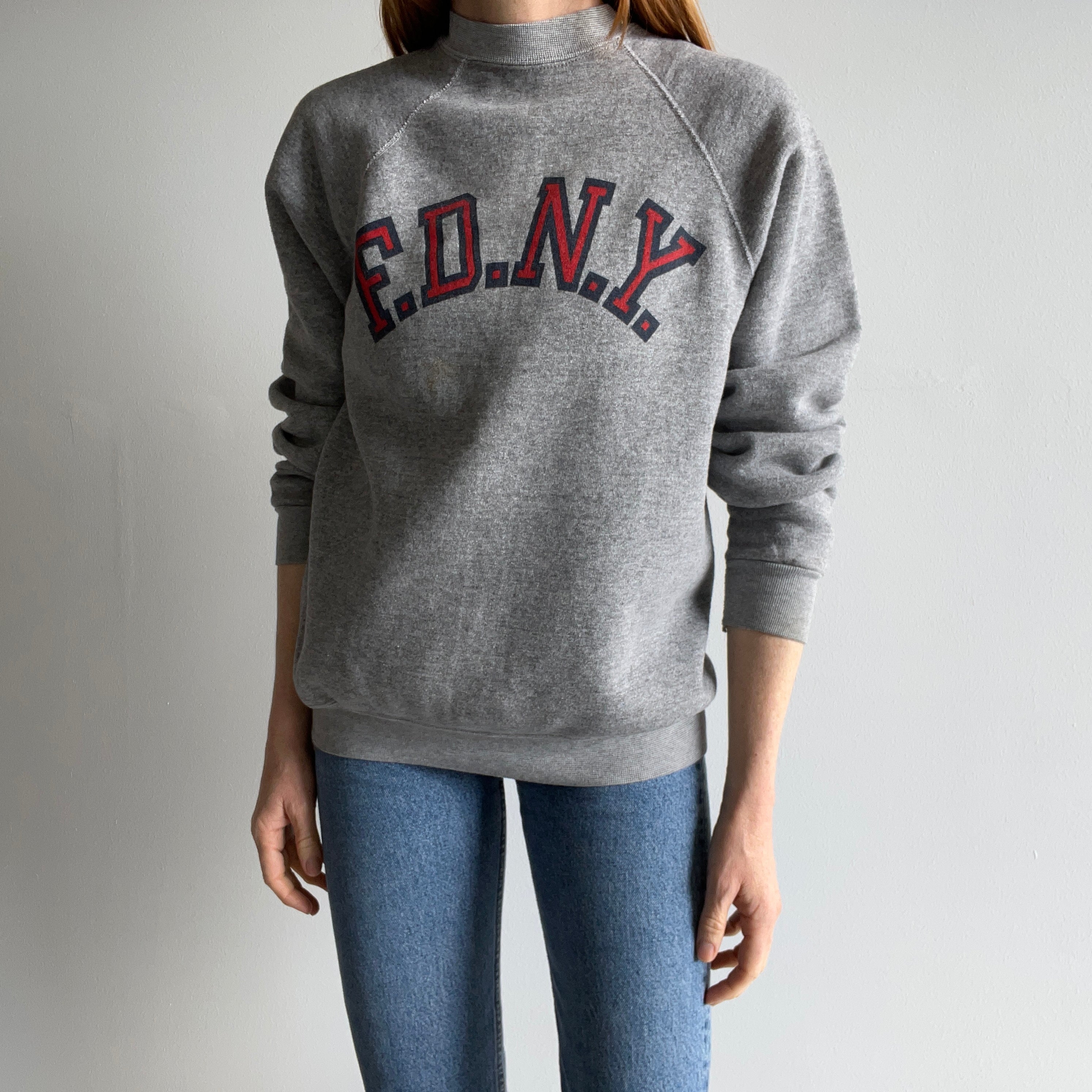 1980s FDNY Sweatshirt by Discus - WOW