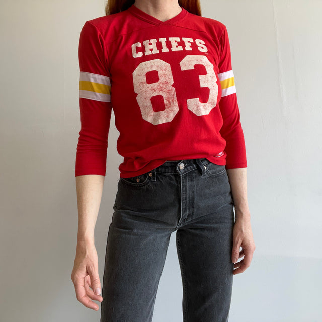 1983 Kansas CIty Chiefs XS Football Jersey - WOW