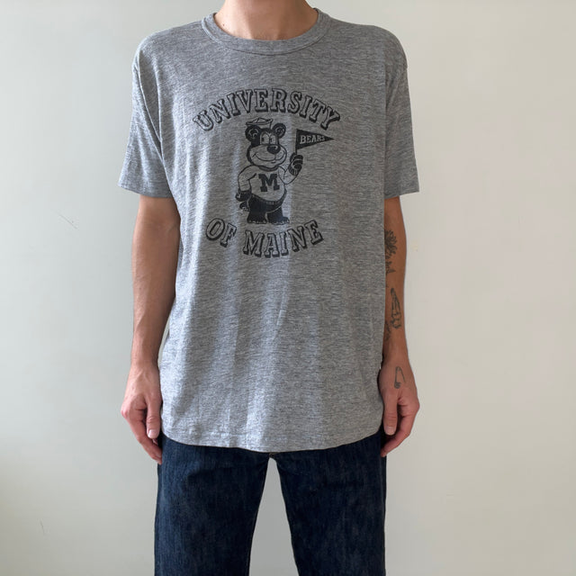 1980s University Of Maine Bears T Shirt