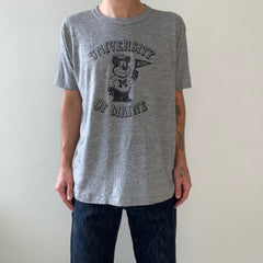 1980s University Of Maine Bears T Shirt