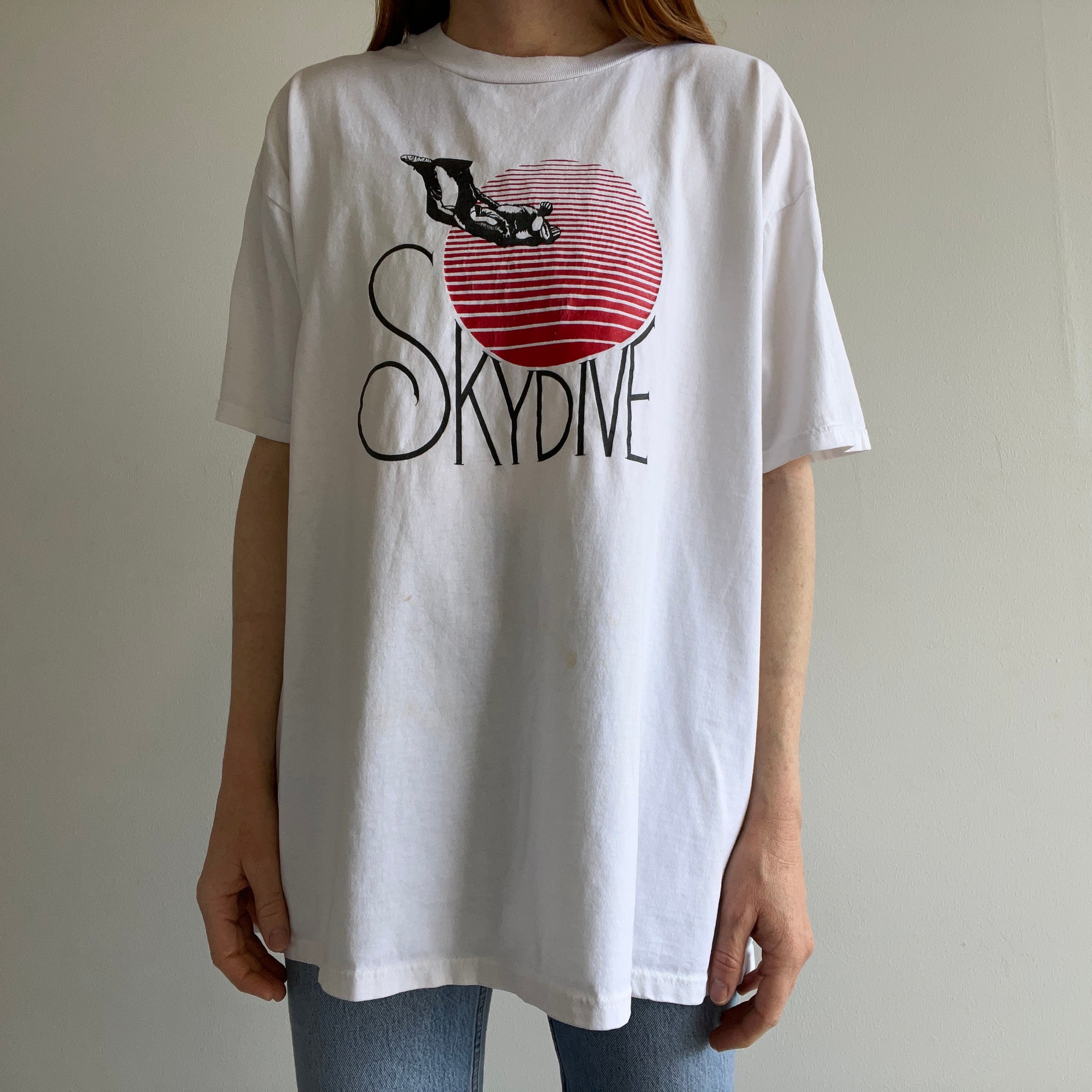 1980s Skydive T-Shirt - Stained