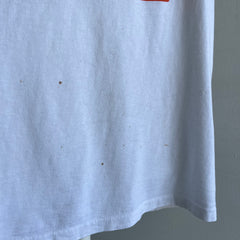 1970/80s Sun Bank Front and Back T-Shirt - Nice Fit