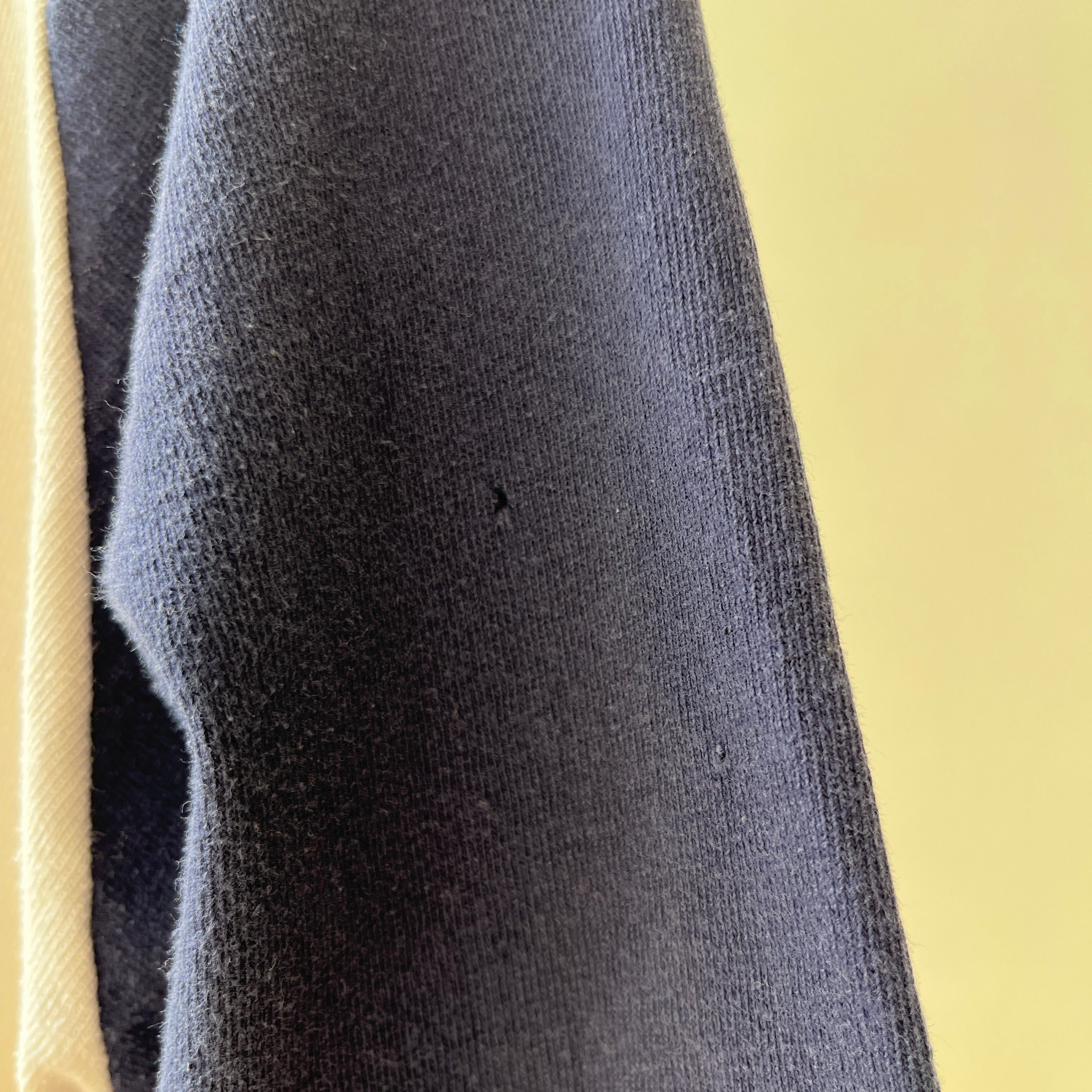 1970s Navy Three Quarter Sleeve Baseball Style T Shirt - !!! Personal Collection Piece