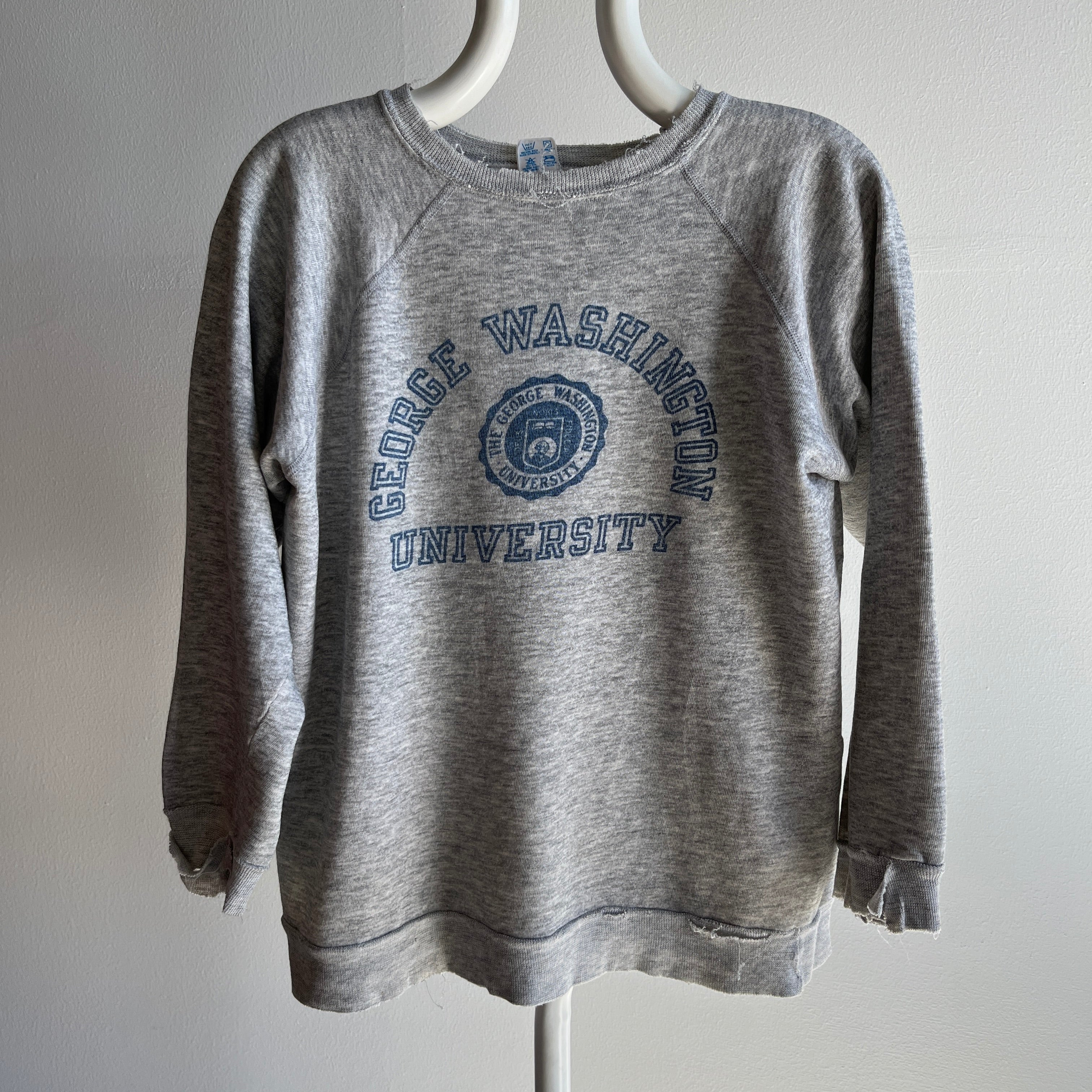 1970s Champion Brand Magnificent Tattered Torn and Worn (but no stains) Champion Brand Sweatshirt