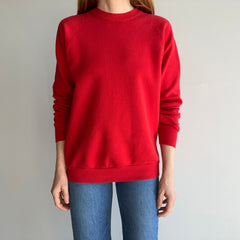 1980s Blank Generic (That's A Compliment) Red FOTL Sweatshirt