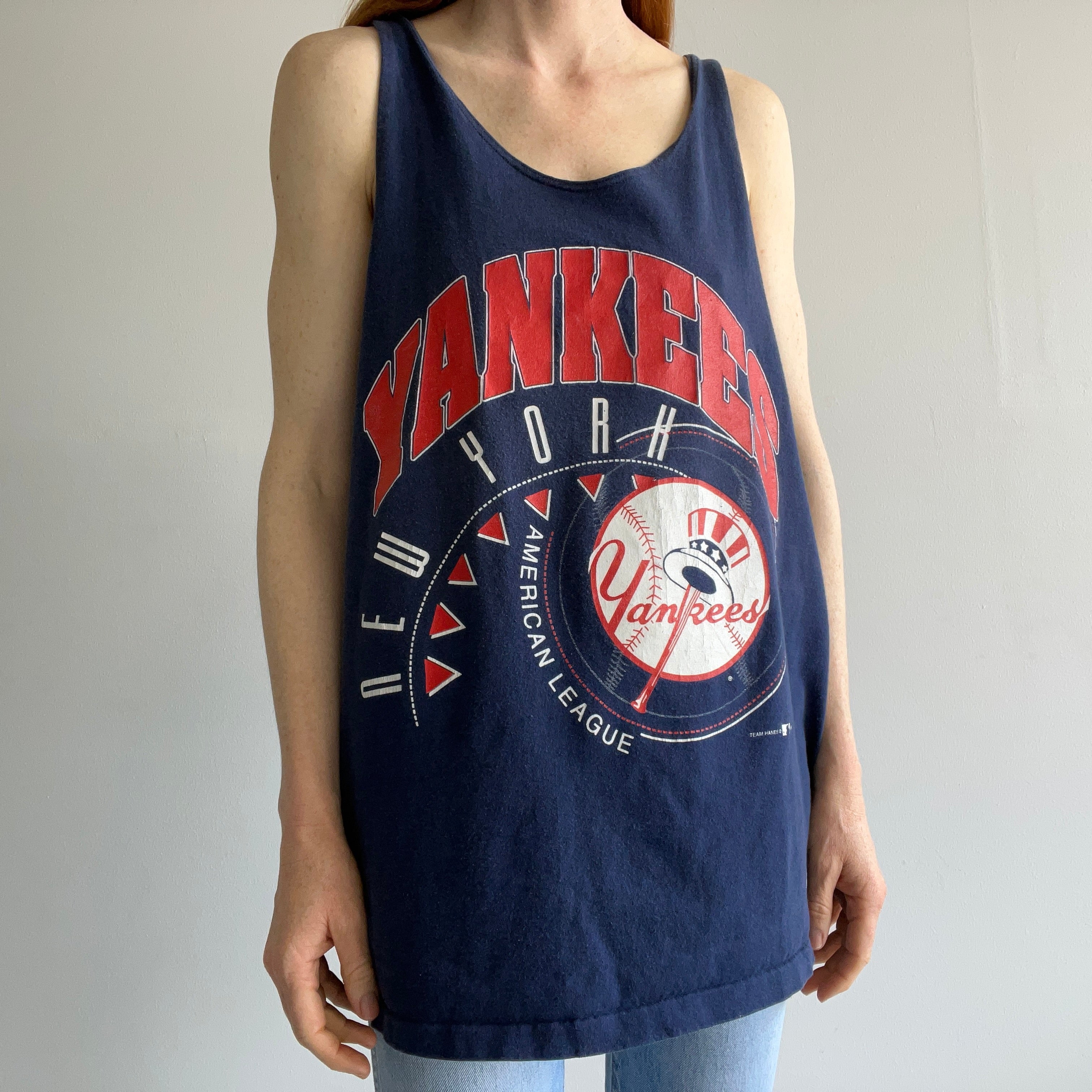 1993 New York Yankees Tank Top – Red Vintage Co
