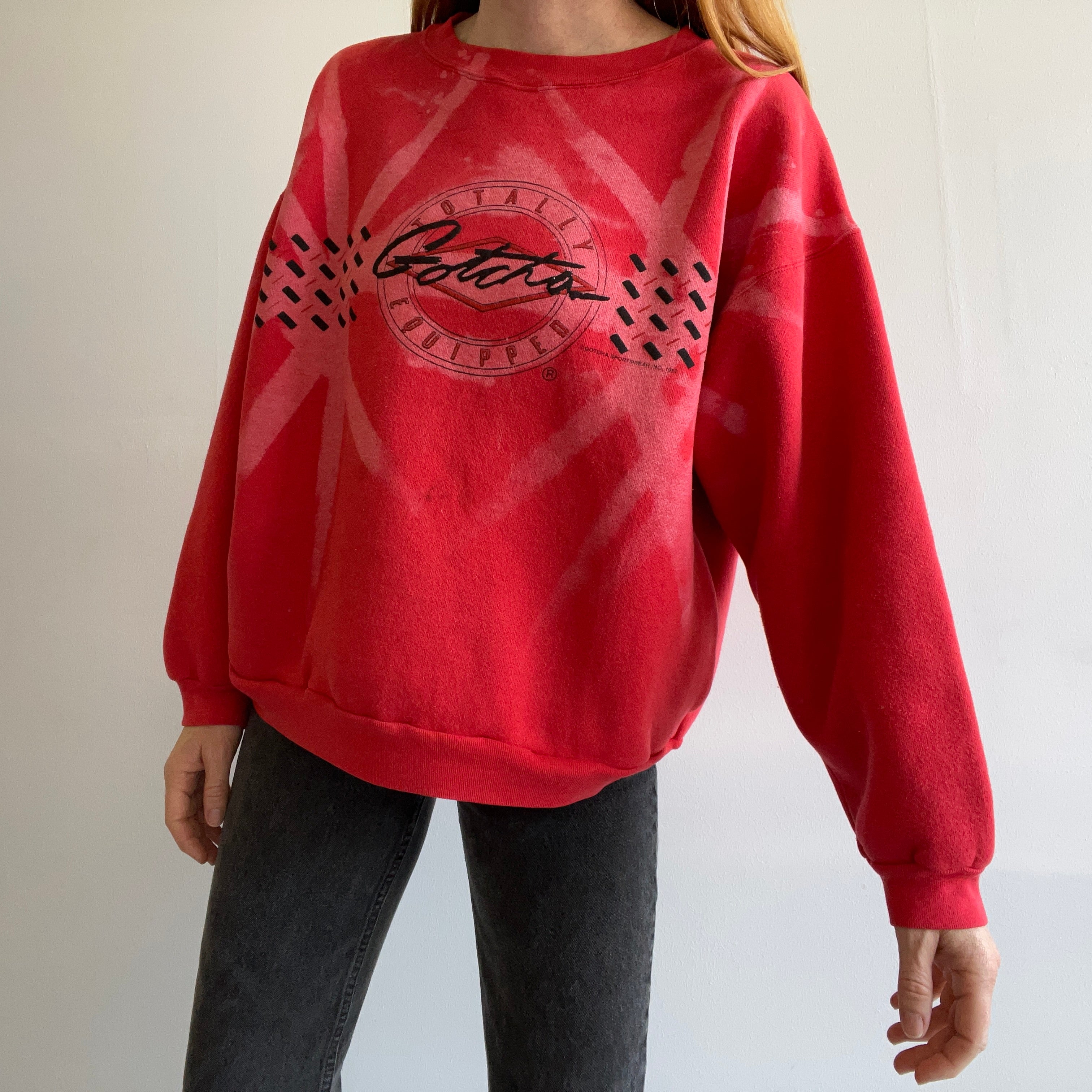 1987 Gotcha Sweatshirt with Pockets Red Vintage Co