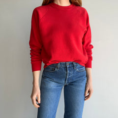 1980s Blank Generic (That's A Compliment) Red FOTL Sweatshirt