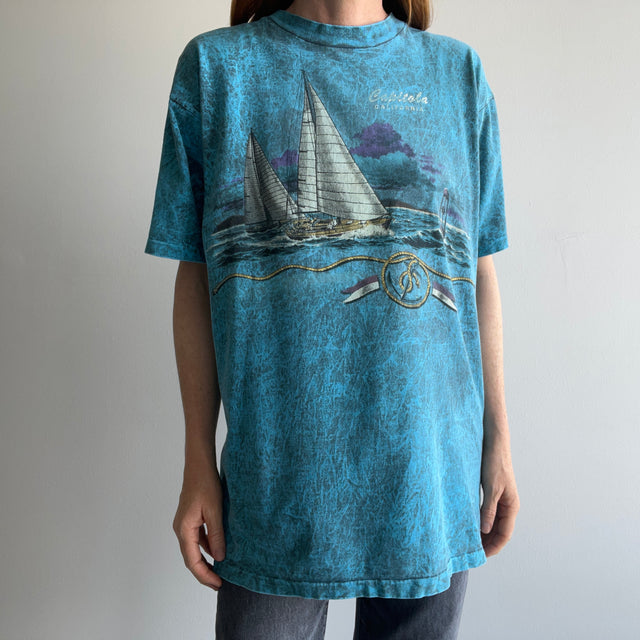 1993 Capitola California Acid Wash Cotton T-Shirt