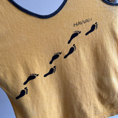 1960s Sportswear Adorable Cotton Hawaii Tank Top - Awwwww/Collectible