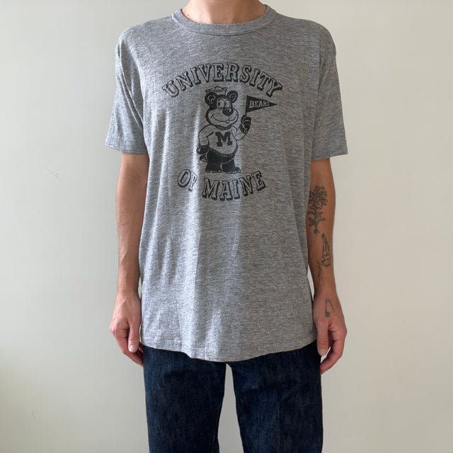 1980s University Of Maine Bears T Shirt