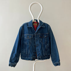 1970s Sears Roebucks Flannel Lined Denim Jacket