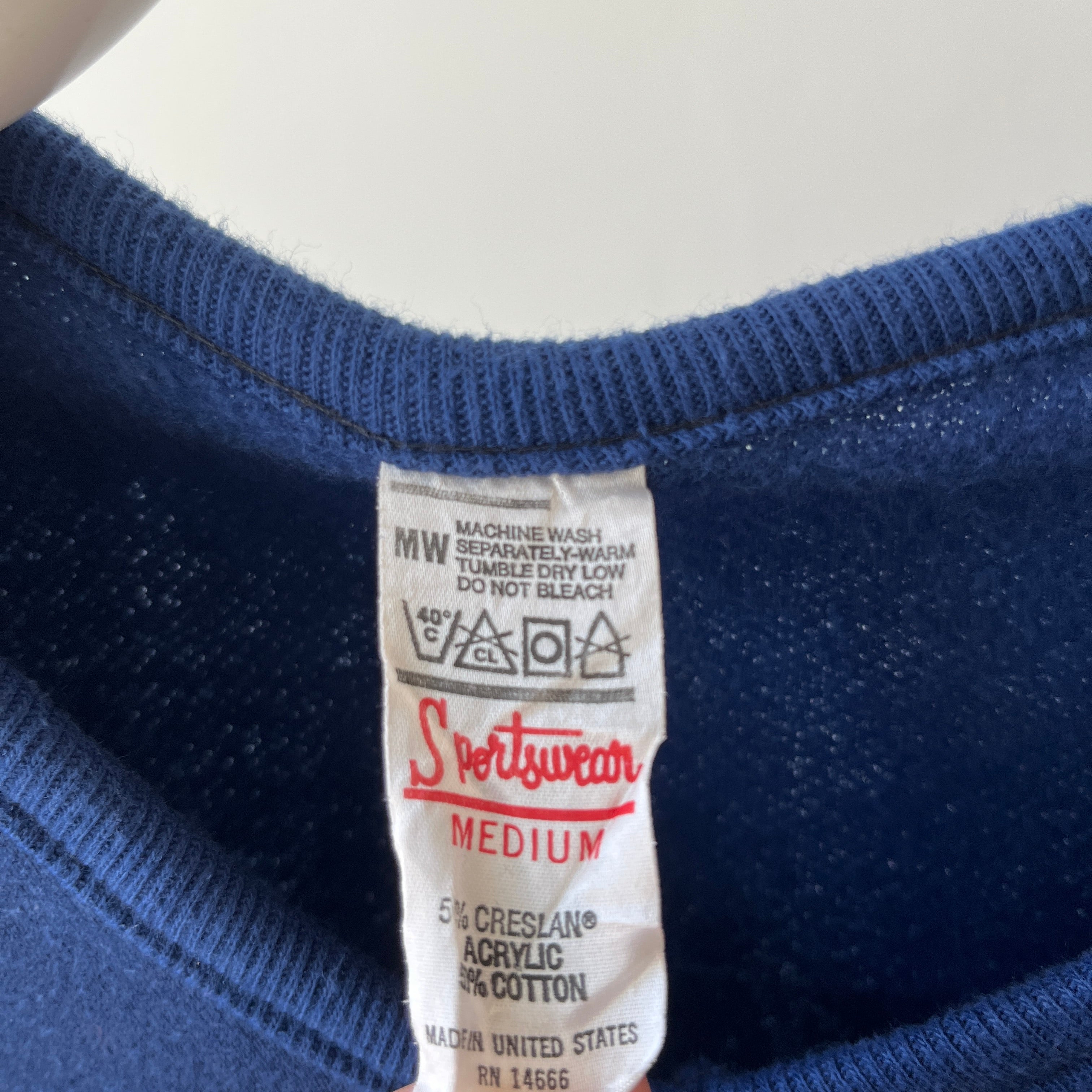 1970's/80's V-Neck Sportswear Sweatshirt