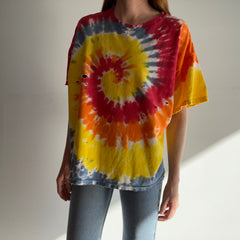 1980s Tattered Torn Worn Tie Dye T-Shirt