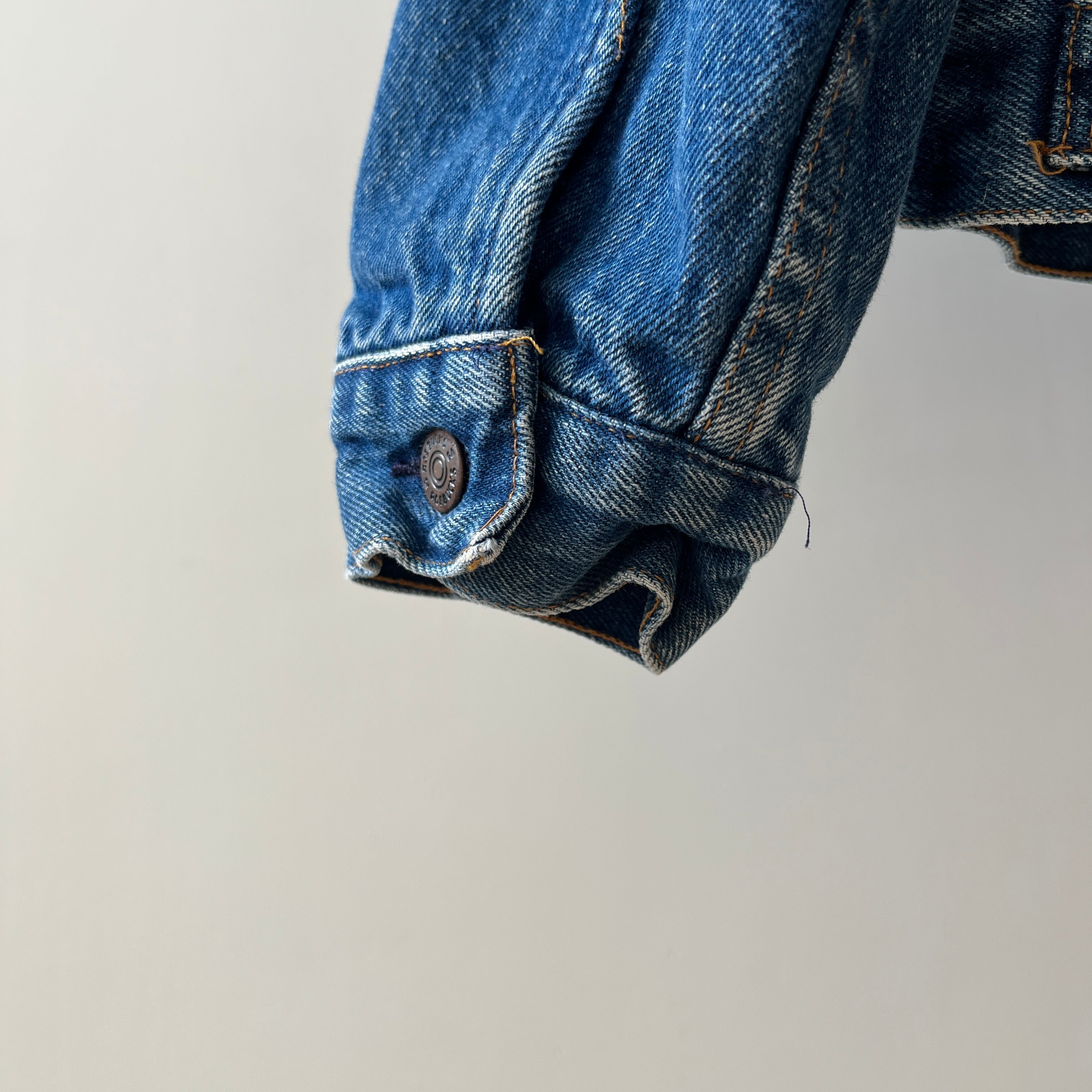 1970s Sears Roebucks Flannel Lined Denim Jacket