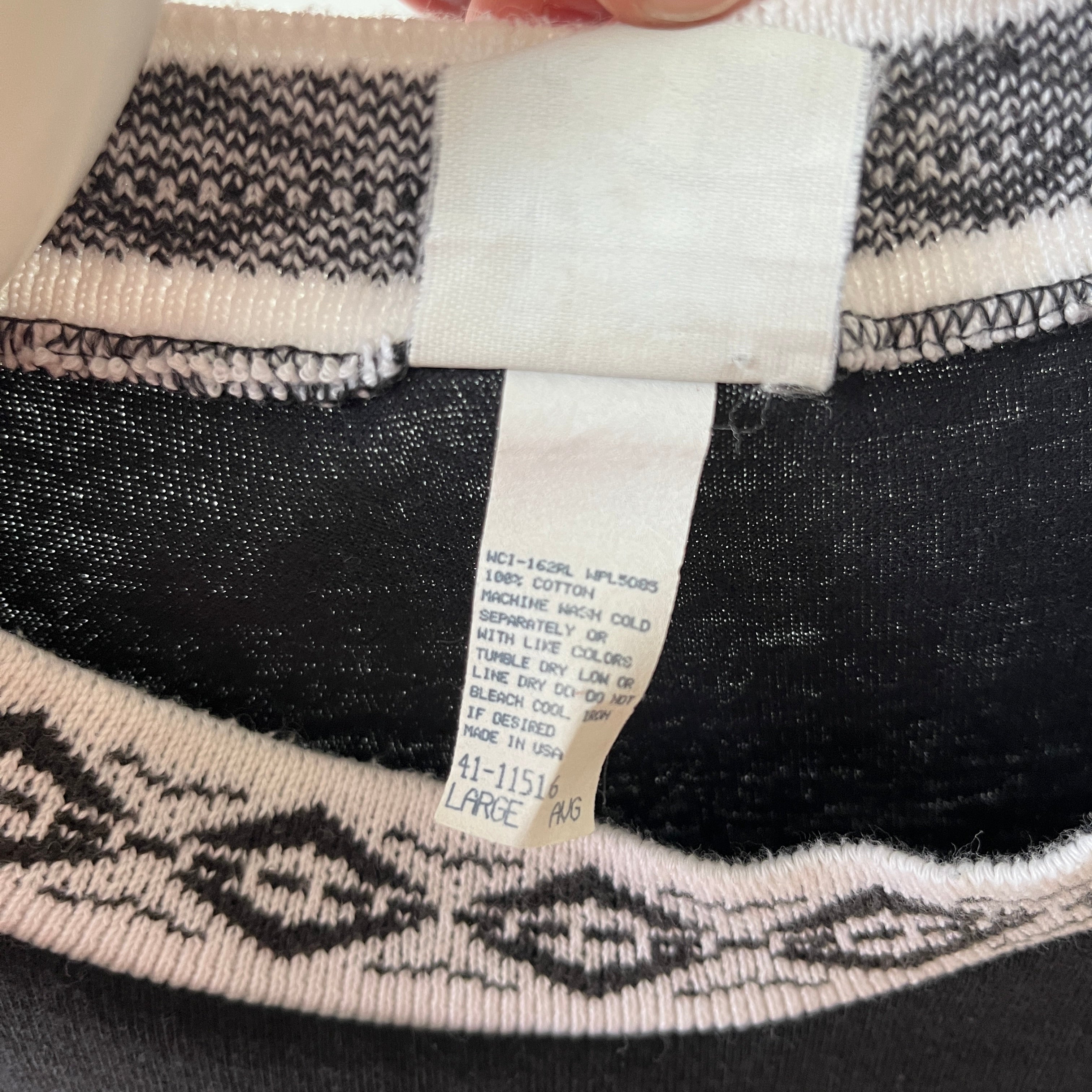 1980s Collar Design Blank Black T Shirt