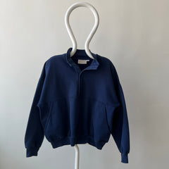 1990's Traverse Bay Pocket Henley Sweatshirt