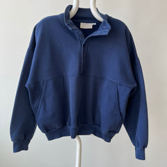 1990's Traverse Bay Pocket Henley Sweatshirt
