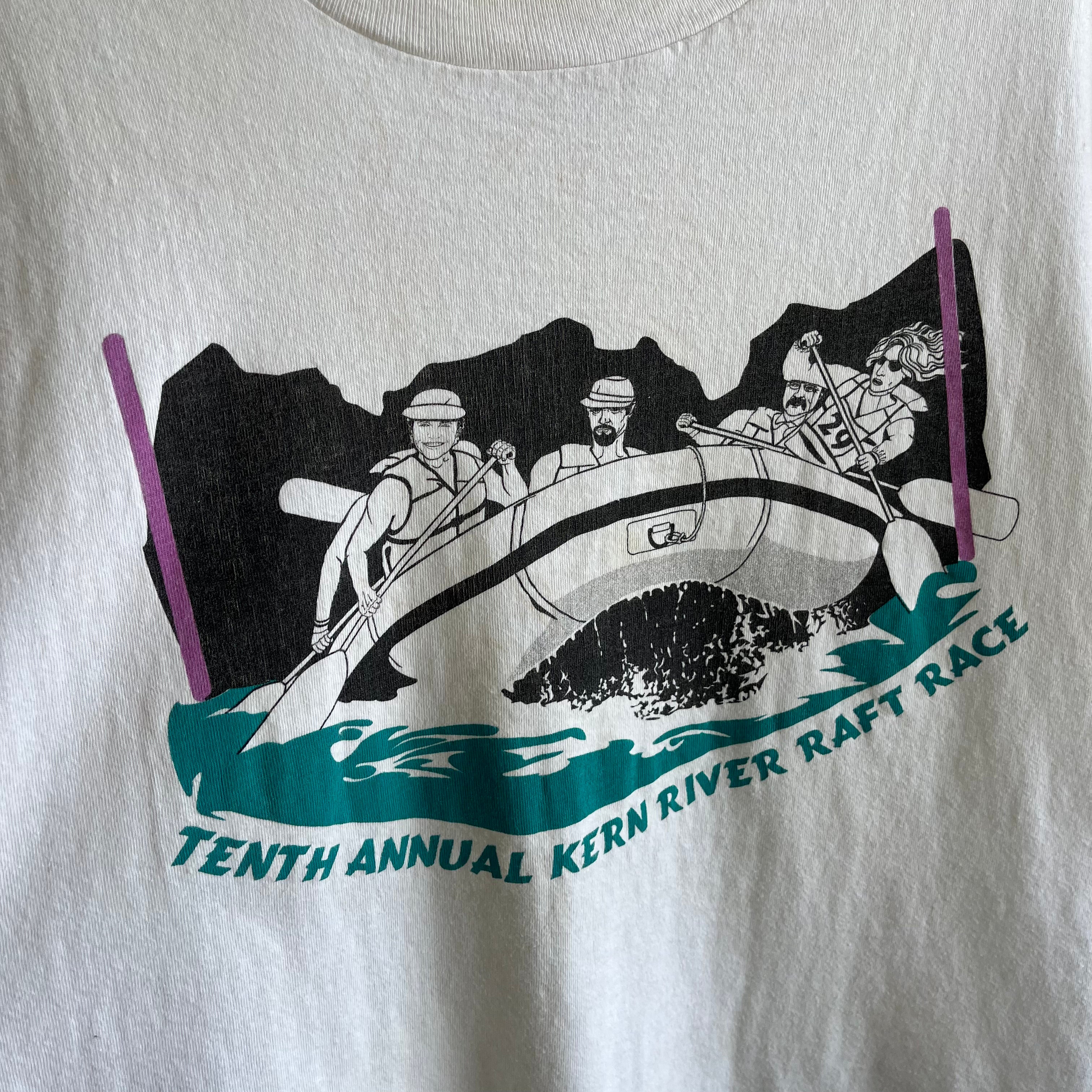 1990s Tenth Annual Kern River Raft Race T-Shirt