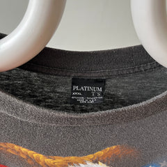 1987 Faded Black 3D Emblem Harley T Shirt - V COLLECTIBLE