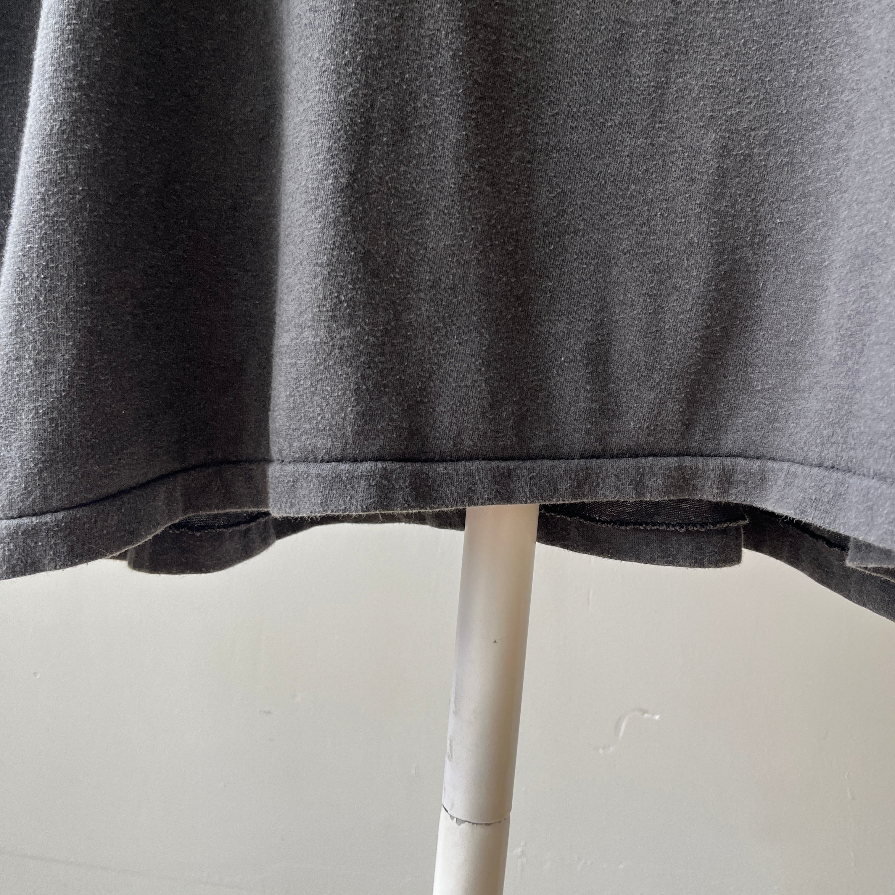 1987 Faded Black 3D Emblem Harley T Shirt - V COLLECTIBLE