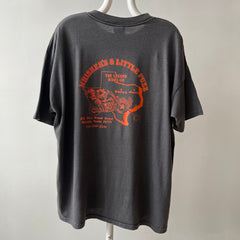 1987 Faded Black 3D Emblem Harley T Shirt - V COLLECTIBLE