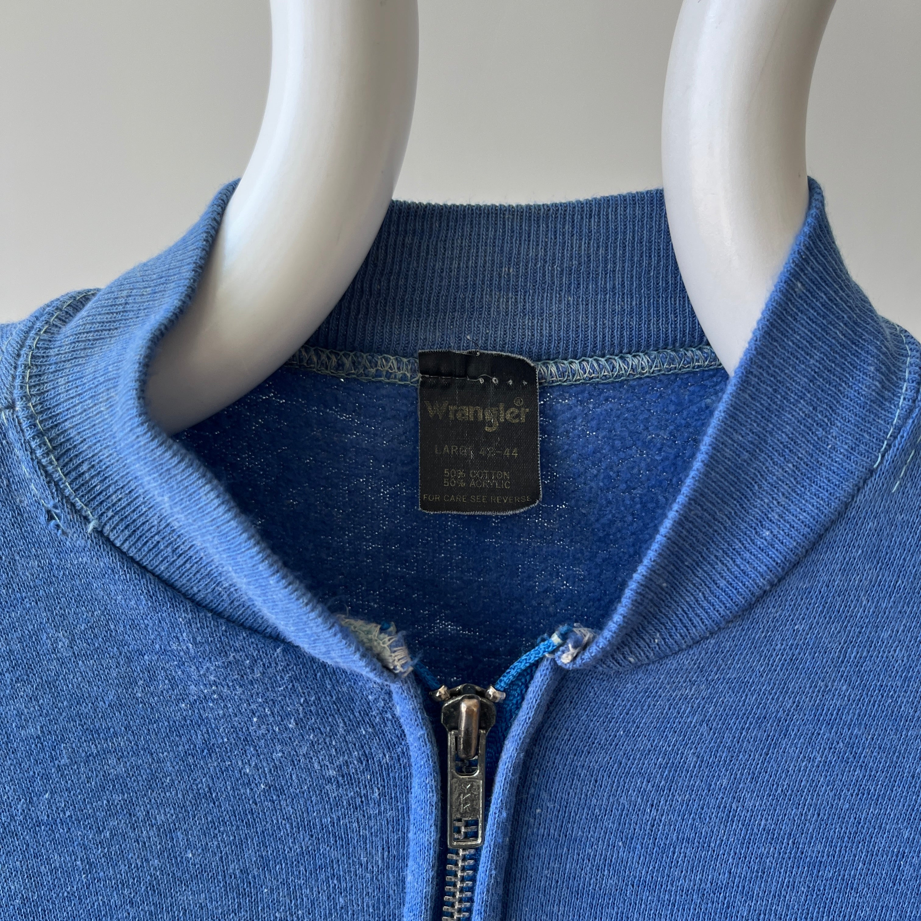 1970's Wrangler Sleeveless Zip Up Sweatshirt