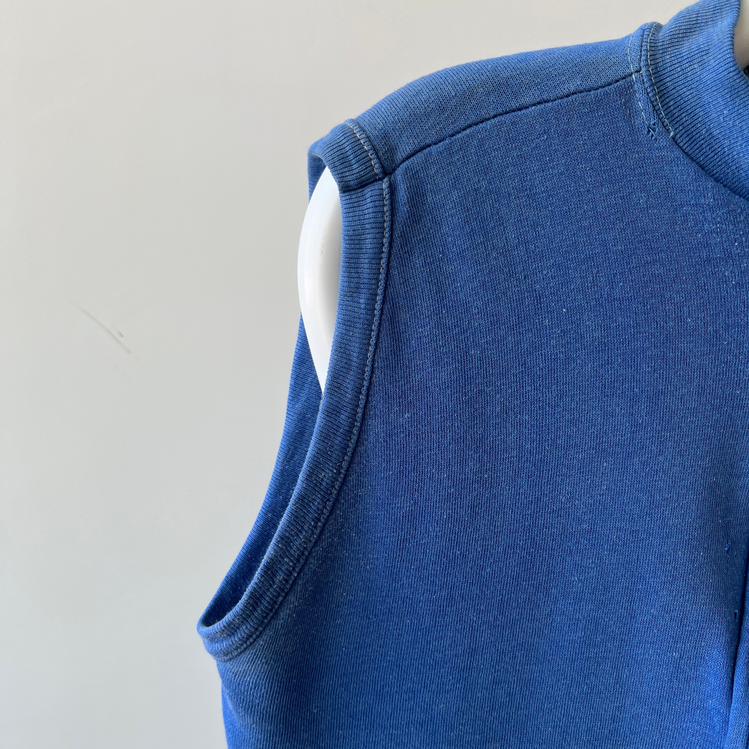1970's Wrangler Sleeveless Zip Up Sweatshirt