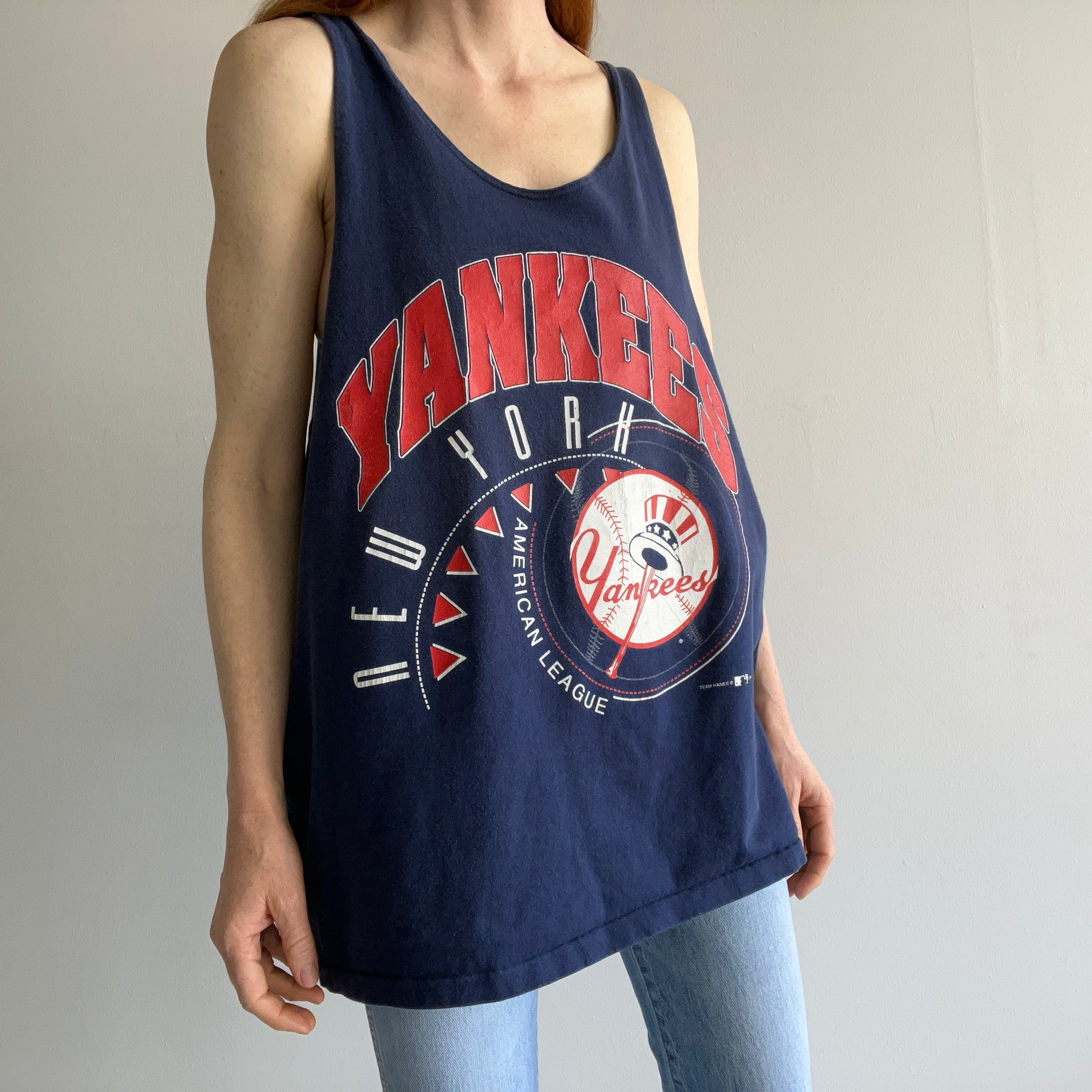 1993 New York Yankees Tank Top – Red Vintage Co