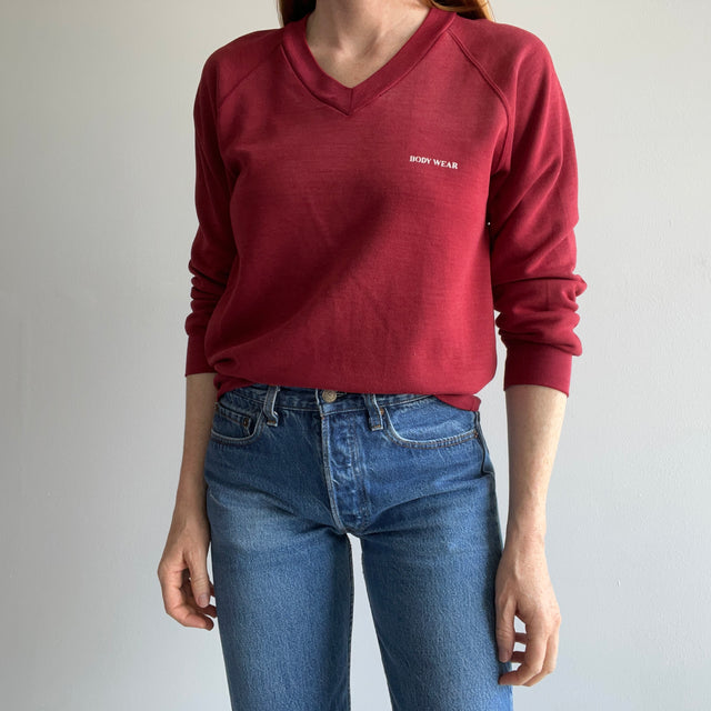 1980s Body Wear V-Neck Sweatshirt