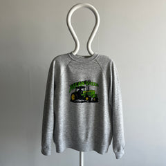 1980s Mean Green Tractor Sweatshirt - BOOM