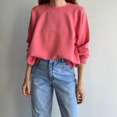 1980s Salmon Pink (In a Good Way) Soft and Cozy Sweatshirt