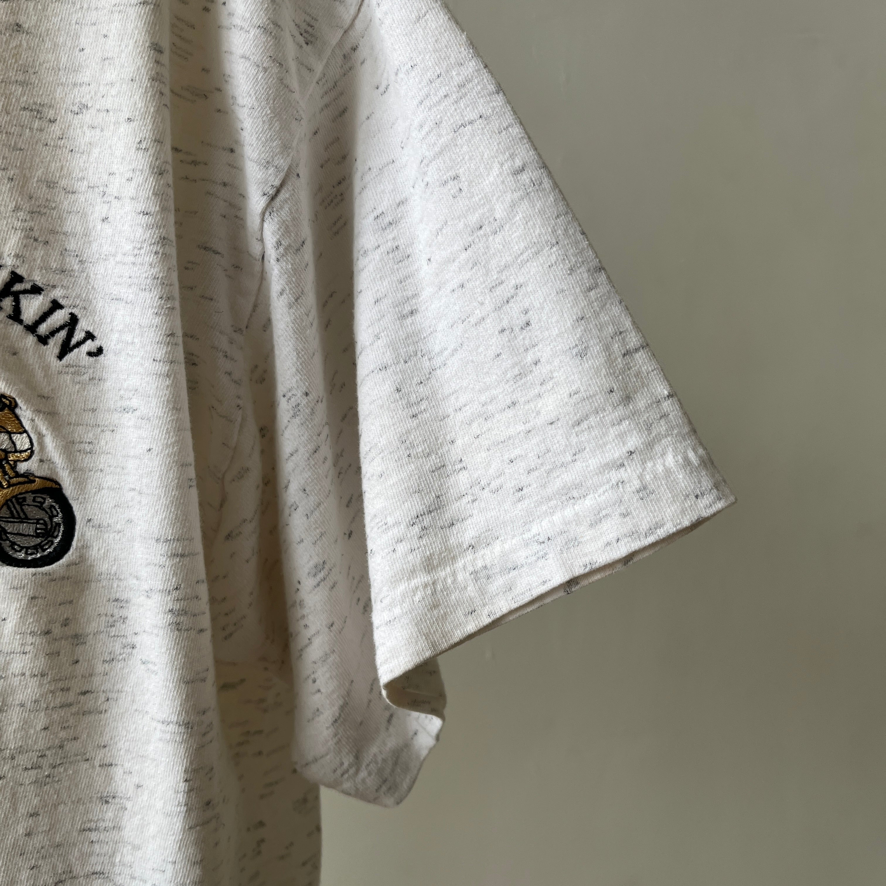 1980/90s Light Heather Grey Gone Bikin' T Shirt