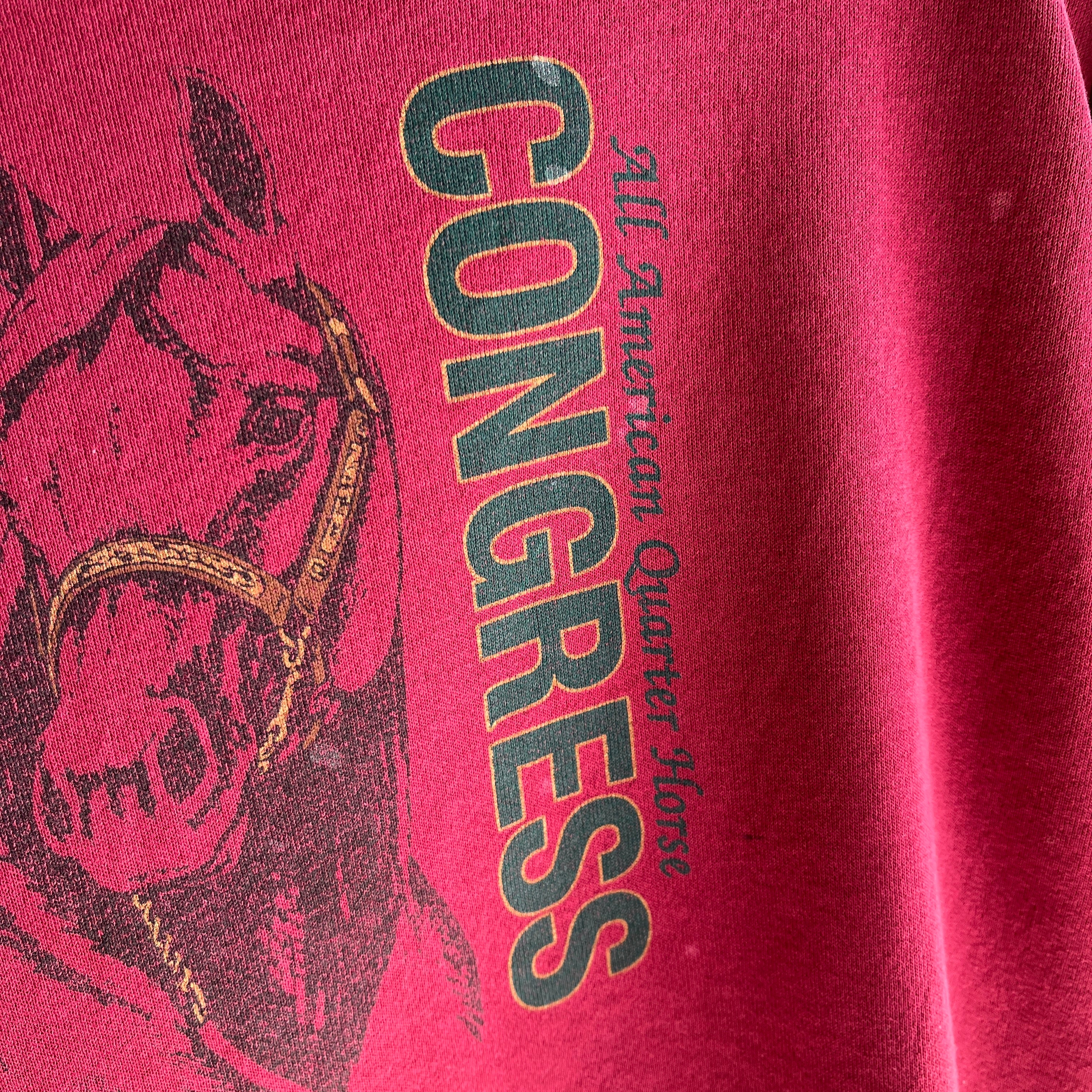 1990s All American Quarter Horse Congress Sweatshirt