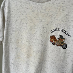 1980/90s Light Heather Grey Gone Bikin' T Shirt