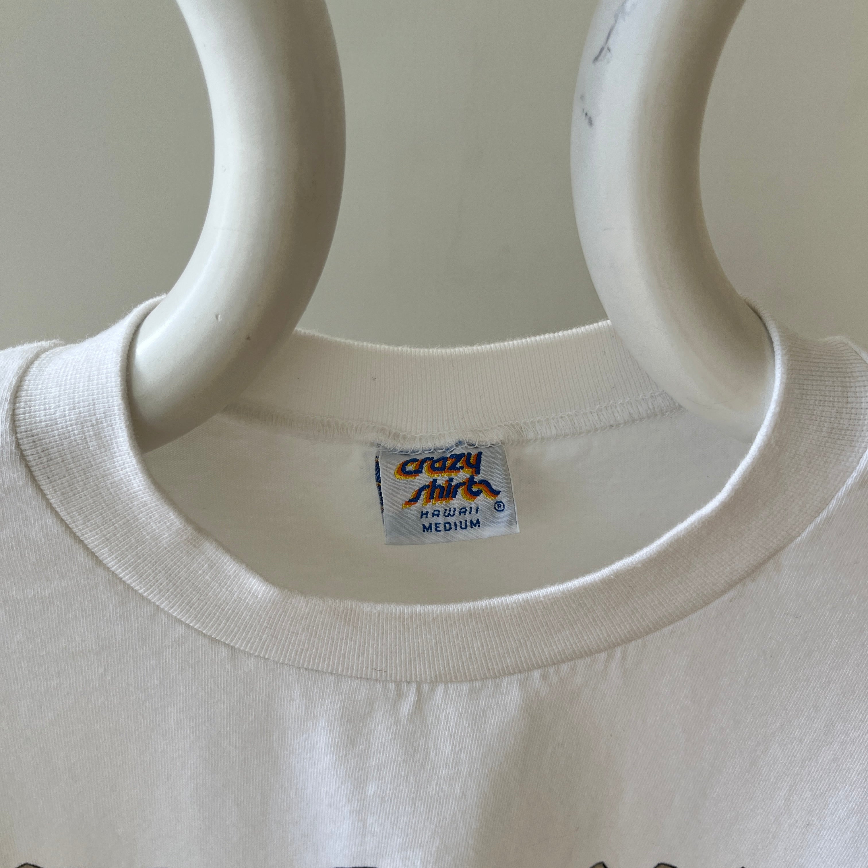 1980s/90s Happy New Year Party Cats T Shirt - Crazy Shirts Brand Alert!