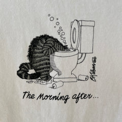 1980s/90s Happy New Year Party Cats T Shirt - Crazy Shirts Brand Alert!