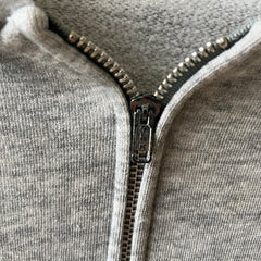 1980s DIY Kingdom Hearts Sharpied Grey Zip Up Hoodie - The Backside