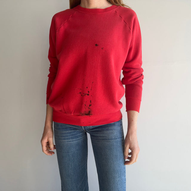 1970/80s "A Pen Exploded on Me" - Red Sweatshirt