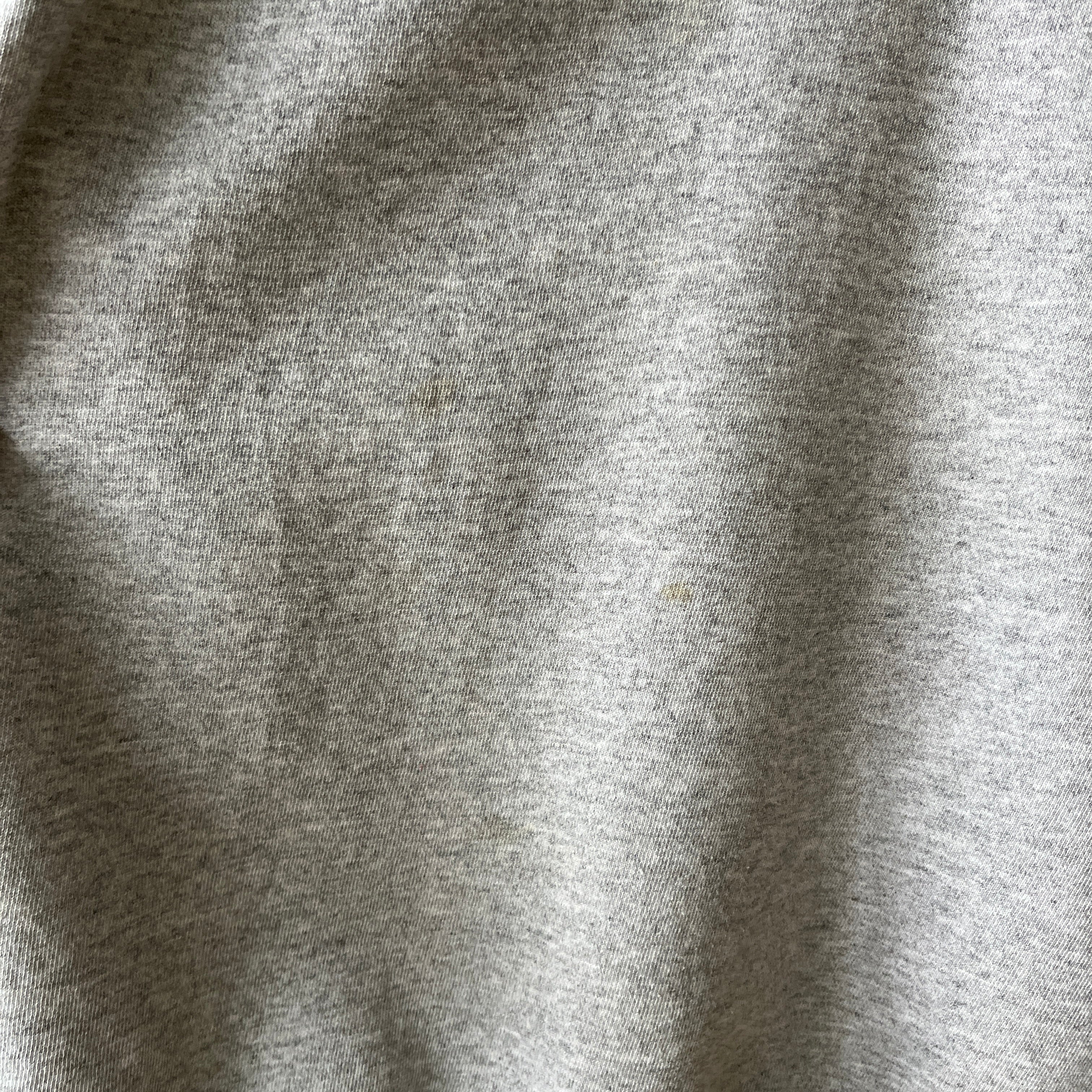 1990s Blank Grey Raglan Sweatshirt - !!!!!!