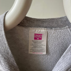 1990s Blank Grey Raglan Sweatshirt - !!!!!!