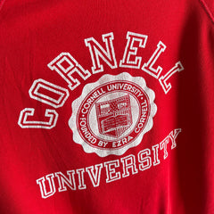 1980s Cornell University Thinned Out Tattered, Torn and Worn Intelligent Sweatshirt