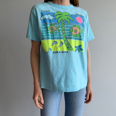 1980/90s Tahiti, Moorea, Bora-Bora Tourist T-Shirt