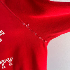 1980s Cornell University Thinned Out Tattered, Torn and Worn Intelligent Sweatshirt