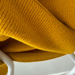 1990s Patagonia Beautiful Mustard Wool Crew Neck Sweater