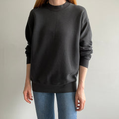 1990s Blank Black Sweatshirt by BVD